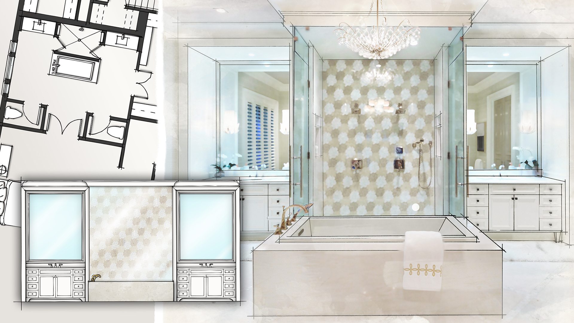 Concept to Completion Interior Detailing Bathroom Feature