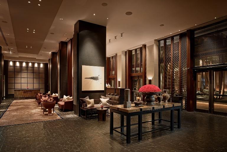 Setai Hotel Asian inspired luxury suites interior design